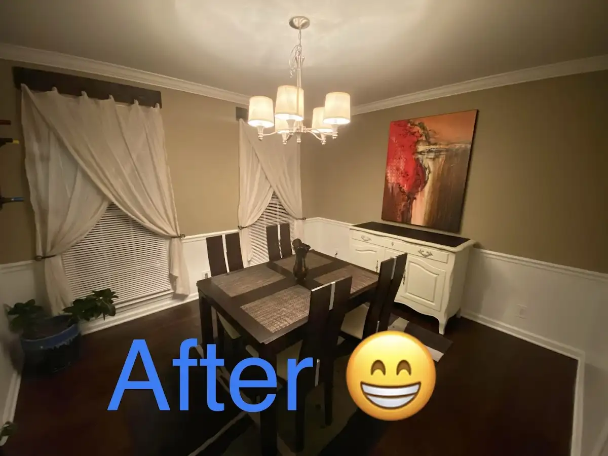 Professional dining room restoration after water damage in Alexandria